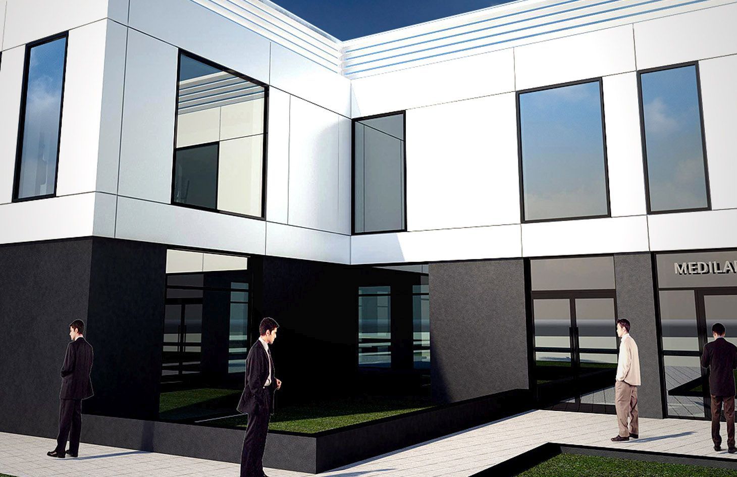 Projekt budynku biurowca przy ulicy Słowackiego