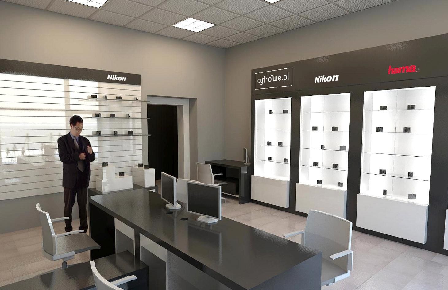 Projekt lokalu usługowego w Katowicach